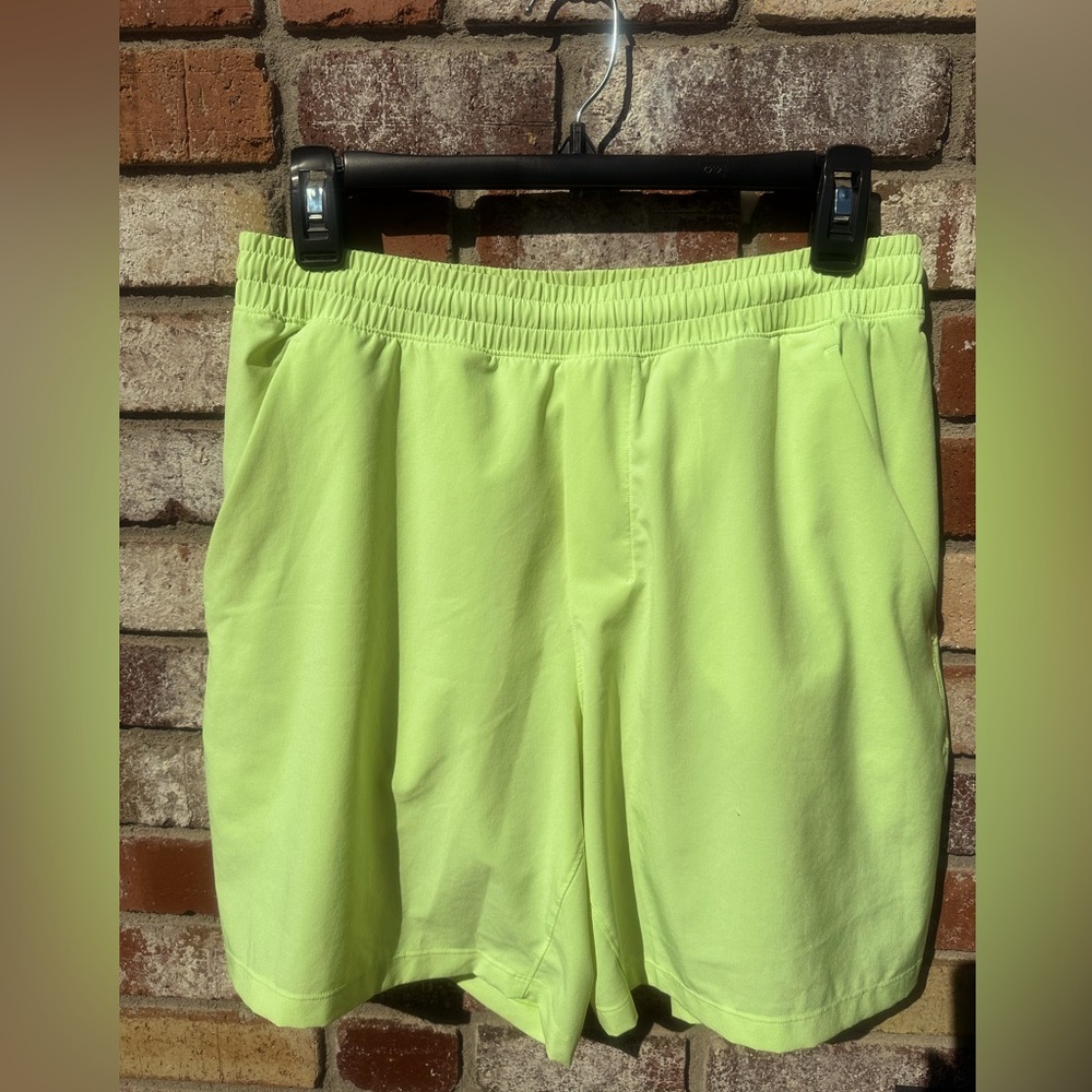 lululemon athletica Neon Green Athletic Shorts